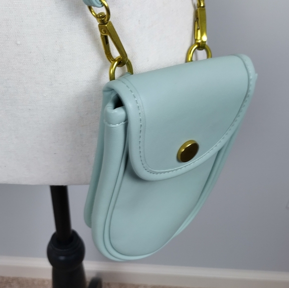 Anthropologie Cleo Crossbody Mint Ice Cream Small Purse/Phone Bag - Picture 2 of 16